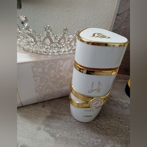 Perfume árabe de mujer blanco Yara lattafa nuevo